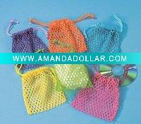 Wholesale Mesh drawstring bag promotional bag shopping bag