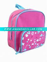 Wholesale fashion pink school backpack for children