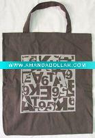 gift cotton material dyed color printing bag
