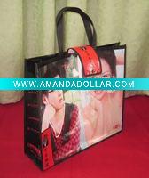 pp laminated non woven shopping bag for eyeglasses promotion
