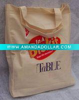 Wholesale gift 100% cotton natural color logo printing bag