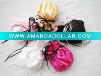 Wholesale drawstring silk bag