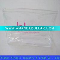 Wholesale Frosty and clear pvc cosmetic bag for promotion