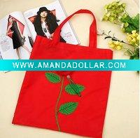 Wholesale Flower folding shopping bag