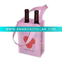 Wholesale Wine Tote Bag,Non Woven Wine Bag,Non Woven Bottle Bag