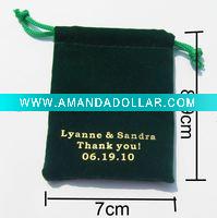 Wholesale Drawstring Velvet Pouch