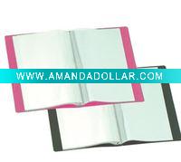 Wholesale loose-leaf notebook,dvd bag,business card holder