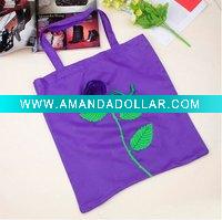 Wholesale Flower folding shopping bag