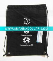 Promotional cotton drawstring bag