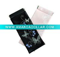 metal opening pvc spectacle pocket