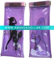 translucent pvc spectacle pouch