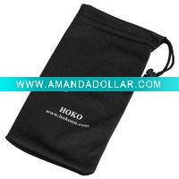 Wholesale black soft spectacle pouches