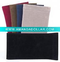 Wholesale Multi colour glasses pouch with cleaning cloth