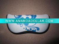 Wholesale neoprene sunglasses case bag with beautiful printing