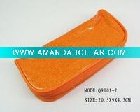 Wholesale 2011 fashionable pvc zipper pencil bag