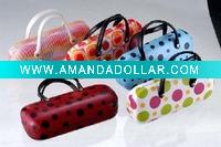 Wholesale Iron Spectacles Case Wrapped by leather