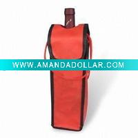 2010 Polyester bottle bag,Polyester bottle holder,Wine packaging bag