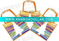 YH-057 Non woven green shopping bag