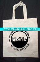 tote handled cotton bag