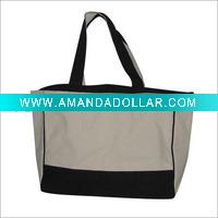 Wholesale promotional folding recycle canvas carrier bag