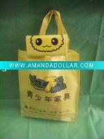 Low-price fashionable non woven foldable bag
