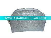 Wholesale shining high quality fashion design cosmeic bag