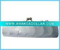 2011 white pu evening bag