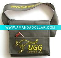Wholesale Exhibition Bag Non woven shoulder Messenger Bag with Flap promotional bag