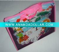 Wholesale Cute PP woven lamianted handbag for toys