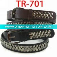 Lady pu rhinestone belt TR701