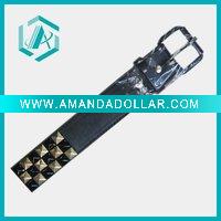 Wholesale 2010 Fashional pu pyramid ladies belt