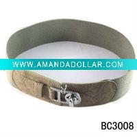 Wholesale beige elastic belts for ladies