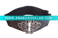 Wholesale The Most Fashionable Lady Elastic Belts with Chinese knot