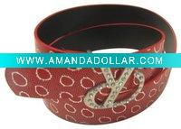 Wholesale plain non-leather lady fashion belt