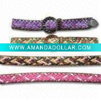 Wholesale Lady pu belts