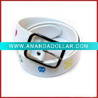 Wholesale fashion white ladies belt