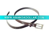Wholesale lady narrow pu belts