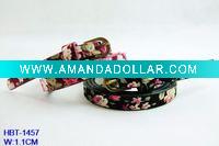 Wholesale ladies' fashion calico belt