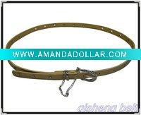 Wholesale fashion ladies pu waist belt