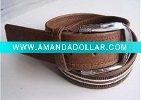 Wholesale pu knitted belt for women