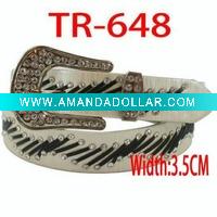 Wholesale Women rhinestone belt TR648