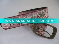 Wholesale Women Plain Printing PU Belts