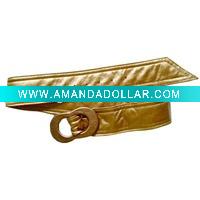 Wholesale lady's fashion pu leather belt