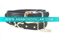 Wholesale Black fashion belt WB0044