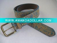 Wholesale Women Fashion Printed PU Belt