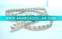 Wholesale Weaved leather belt WB0043