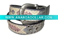 Wholesale fashion men's pu belts