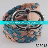Wholesale fashion braided belt for women