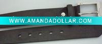 mens brand leather belts