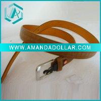 Wholesale 2011 New Imprint Small block Design PU Belts with Needle Buckle For Men Single stitch belts